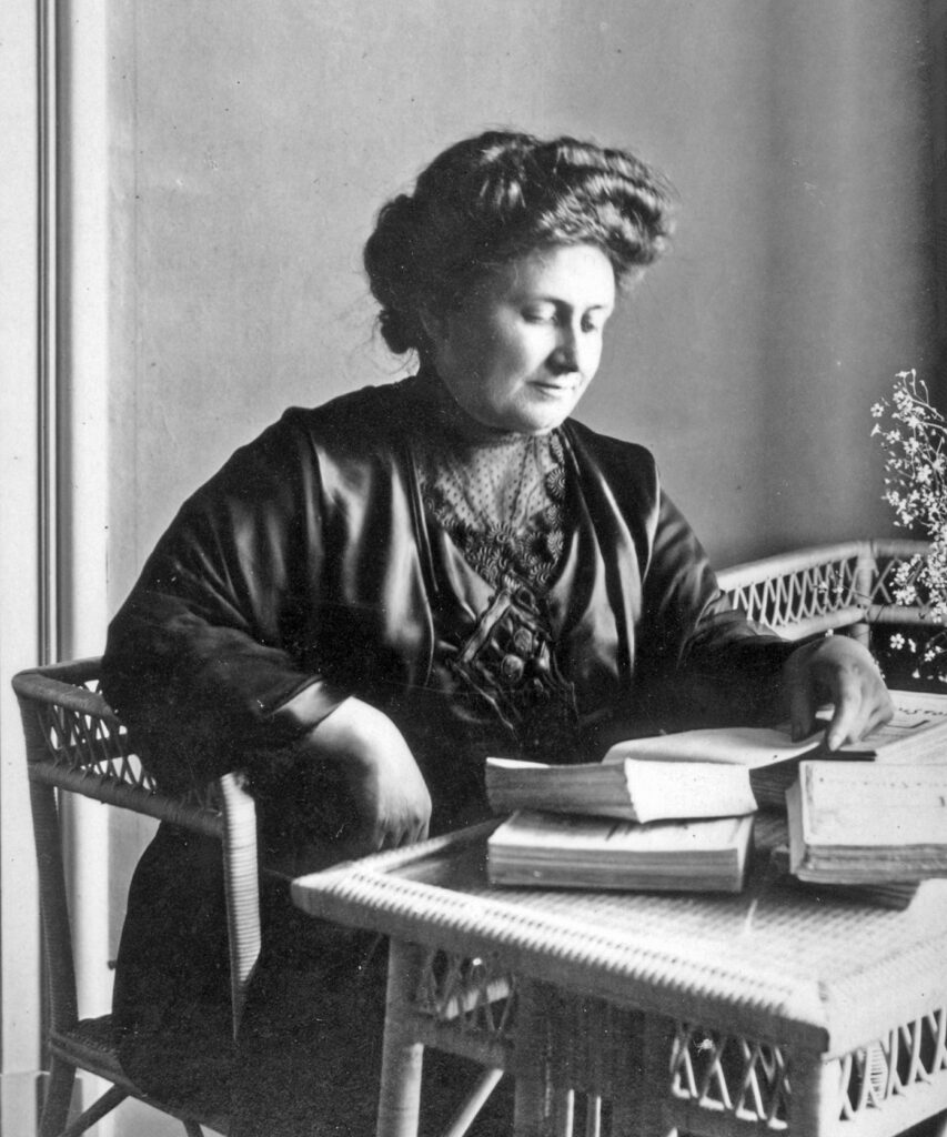 Maria Montessori in 1913 Image by See page for author, Public domain, via Wikimedia Commons