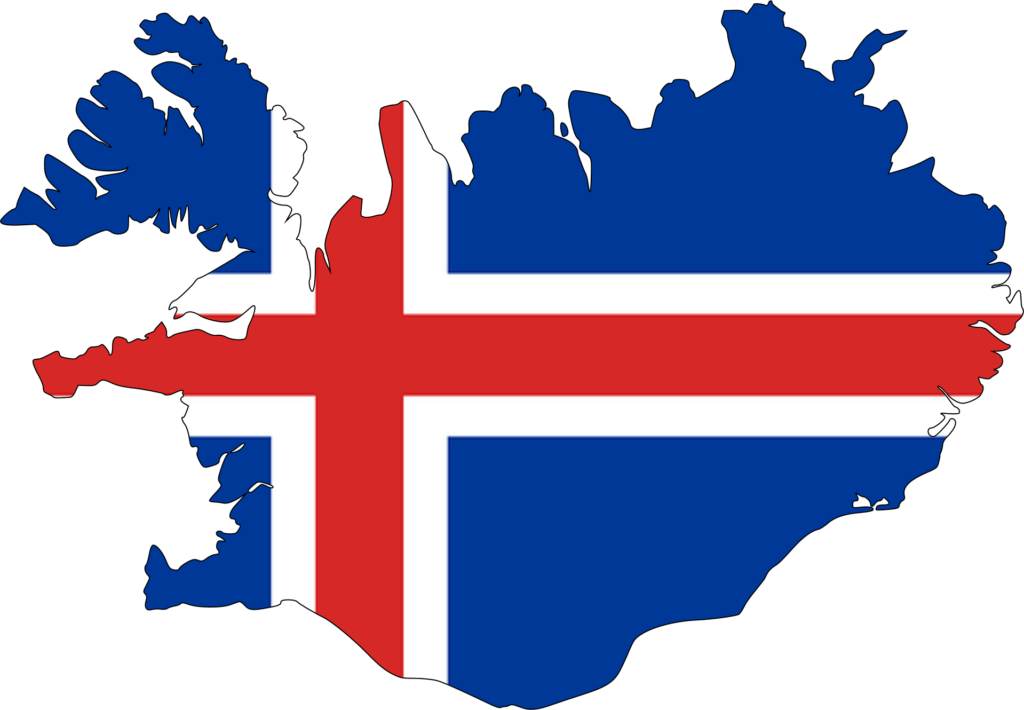 Iceland flag Image by Kjrstie from Pixabay